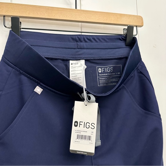 XS Regular Figs Zamora 2.0 Navy Blue Scrub Pants - Picture 4 of 5